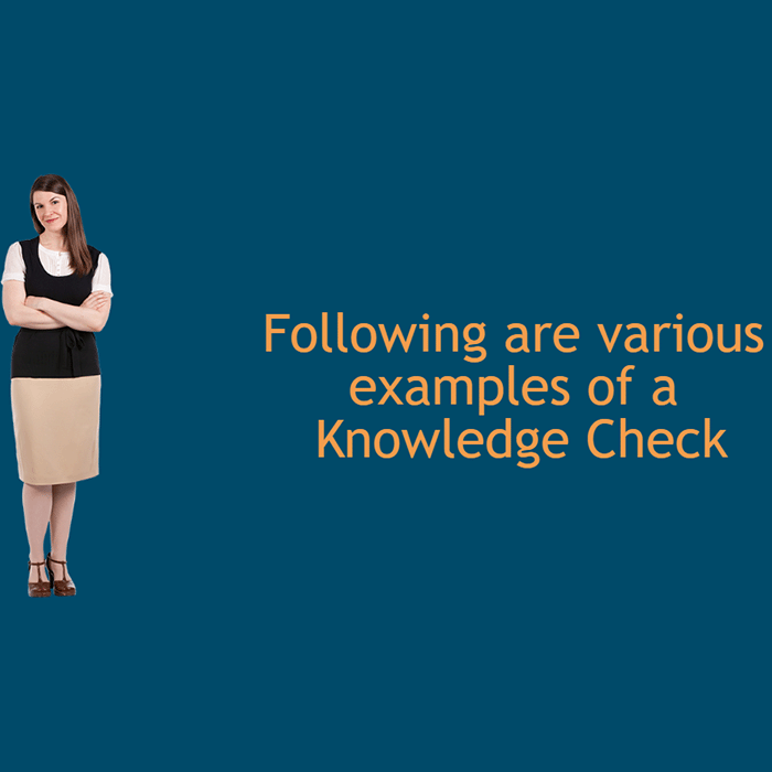 Interactive Knowledge Check Cover Page